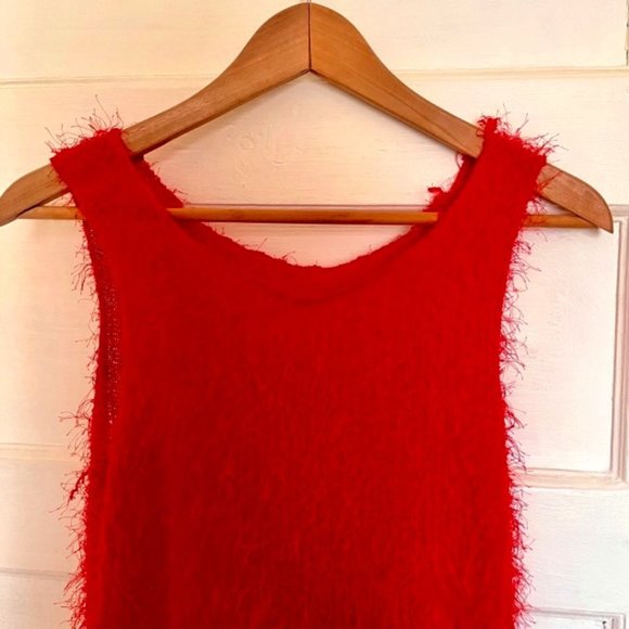 Vintage Red Dress with Fringe - SO fun! - Picture 2 of 2